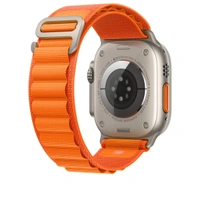Alpine Loop Strap For Apple Ultra Watch Bands | Premium Imported Quality  - Orange