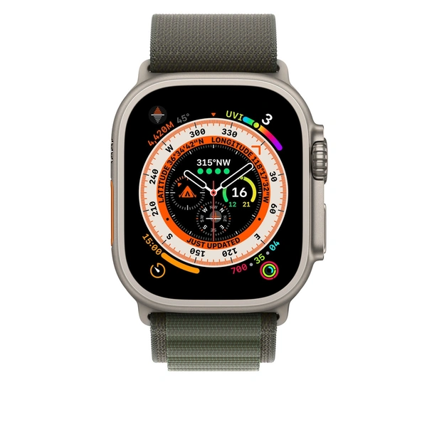 Alpine Loop Strap For Apple Ultra Watch Bands | Premium Imported Quality  - Green