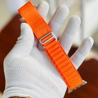 Alpine Loop Strap For Apple Ultra Watch Bands | Premium Imported Quality  - Orange