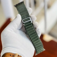 Alpine Loop Strap For Apple Ultra Watch Bands | Premium Imported Quality  - Green