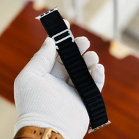 Alpine Loop Strap For Apple Ultra Watch Bands | Premium Imported Quality  - Black