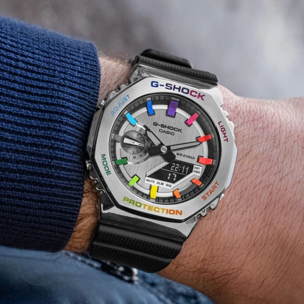 G-Shack GA2100-Rainbow Edition Colour Premium Collection 