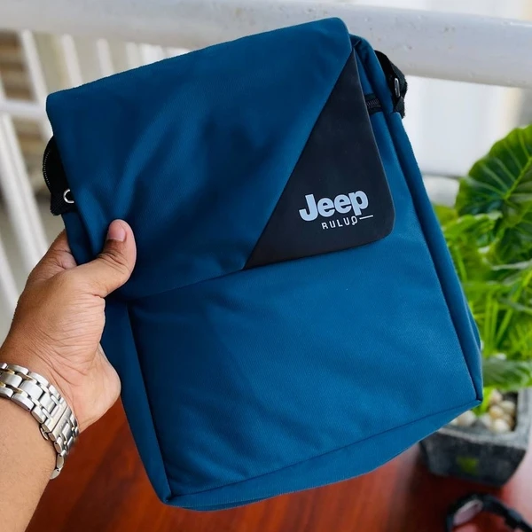 Jeep Lightweight Waist Bag for Men & Women | Brown Waist Bag / Pouch bag Waist Bag /Pouch bag - Blue/Black