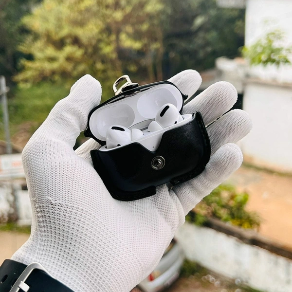 Air Pods Pro Active Noice Cancellation With Premium Leather Case
