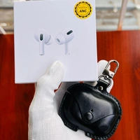 Air Pods Pro Active Noice Cancellation With Premium Leather Case