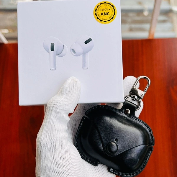 Air Pods Pro Active Noice Cancellation With Premium Leather Case