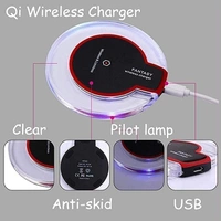 Universal Fantasy Wireless Charger with led Light Compatible for iPhone And Android