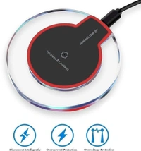 Universal Fantasy Wireless Charger with led Light Compatible for iPhone And Android