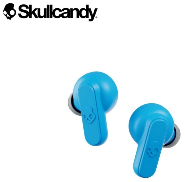 Original Skullcandy Dime 2 in-Ear True Wireless Earbuds with Mic Bluetooth Headset (Black, True Wireless) - Original Product, Blue