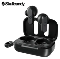 Original Skullcandy Dime 2 in-Ear True Wireless Earbuds with Mic Bluetooth Headset (Black, True Wireless) - Original Product, Black