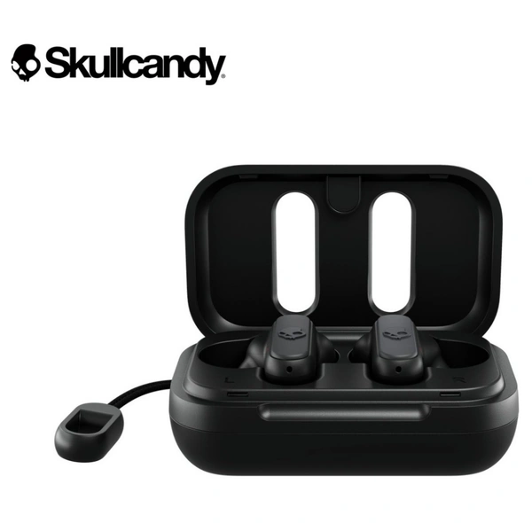 Original Skullcandy Dime 2 in-Ear True Wireless Earbuds with Mic Bluetooth Headset (Black, True Wireless) - Original Product, Black