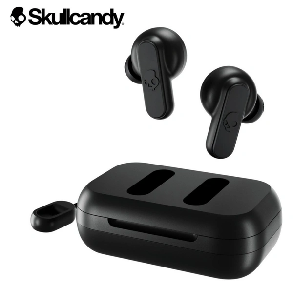 Original Skullcandy Dime 2 in-Ear True Wireless Earbuds with Mic Bluetooth Headset (Black, True Wireless) - Original Product, Black