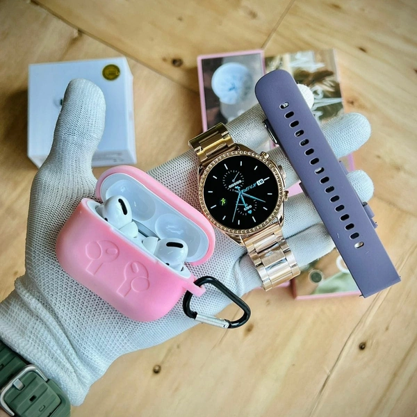 Special Combo Products For Girls | Gen 6 Dual Strap Smartwatch And Tws Pro With Premium Quality Case