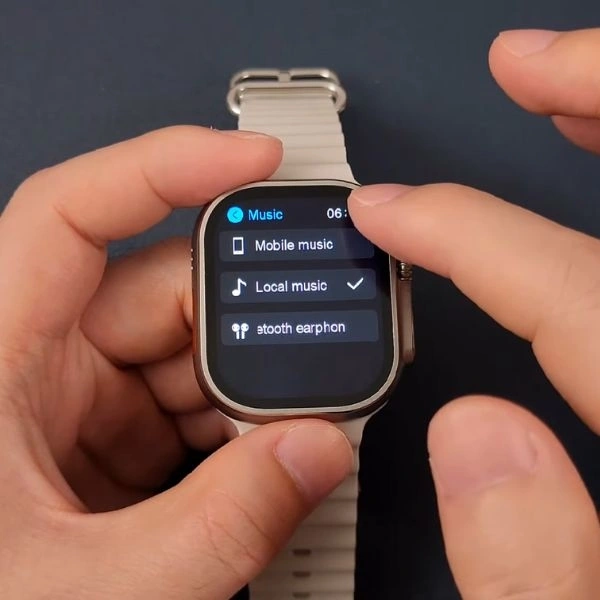 Hello watch Gen 2 Flagship Smartwatch With 1GB internal storage | Local Music Support  - 3 Months Cybzone Warranty, With Ocean Strap