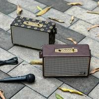 Original Product MZ M434SP Dynamic Thunder Sound with High Bass 16 W Bluetooth Party Speaker (Brown, Stereo Channel) - Brown