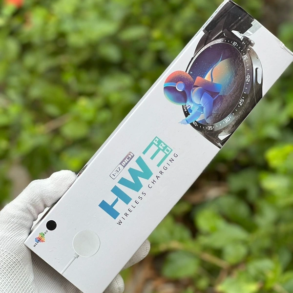 Wearfit HW3 Pro Smartwatch | Multi-Sport Modes | IP67 Waterproof | Multifunction NFC, Voice Assistant - 1 Month Cybzone Warranty