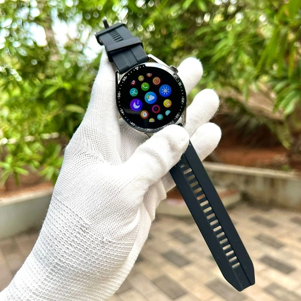 Wearfit HW3 Pro Smartwatch | Multi-Sport Modes | IP67 Waterproof | Multifunction NFC, Voice Assistant - 1 Month Cybzone Warranty