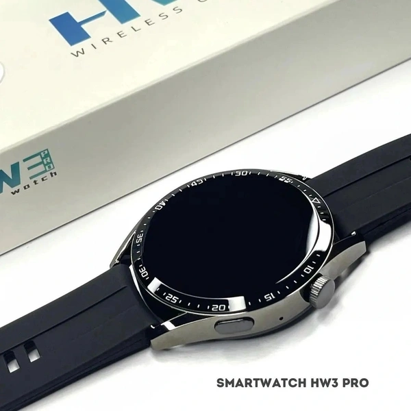 Wearfit HW3 Pro Smartwatch | Multi-Sport Modes | IP67 Waterproof | Multifunction NFC, Voice Assistant - 1 Month Cybzone Warranty