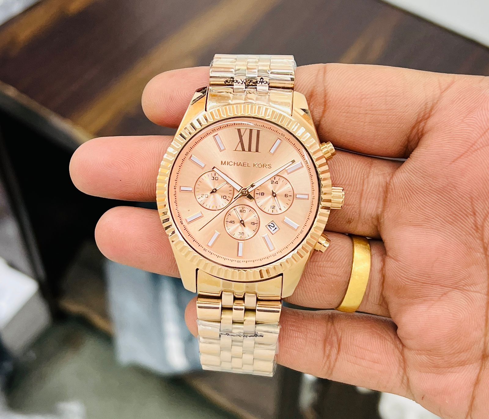 Michael kors mk5569 rose on sale gold