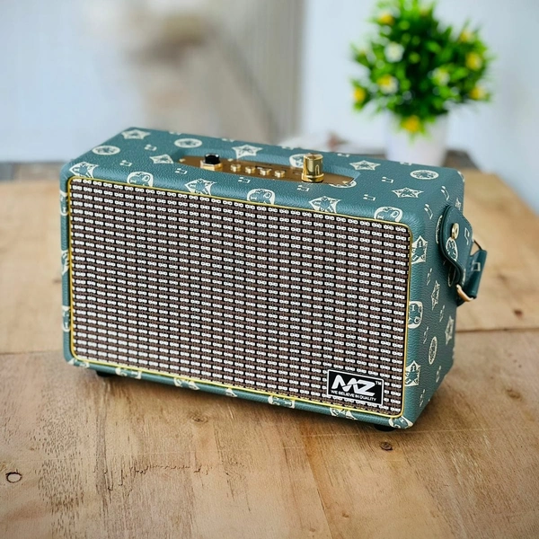 Original Product MZ M434SP Dynamic Thunder Sound with High Bass 16 W Bluetooth Party Speaker (Brown, Stereo Channel) - Blue