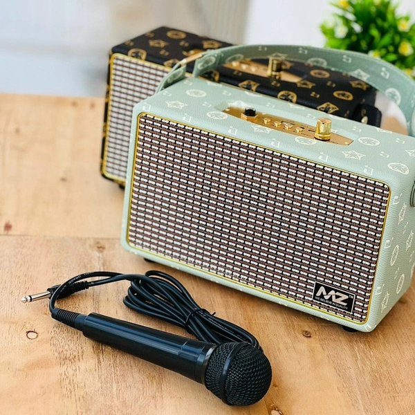 Original Product MZ M434SP Dynamic Thunder Sound with High Bass 16 W Bluetooth Party Speaker (Brown, Stereo Channel) - Blue
