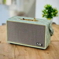 Original Product MZ M434SP Dynamic Thunder Sound with High Bass 16 W Bluetooth Party Speaker (Brown, Stereo Channel) - Green