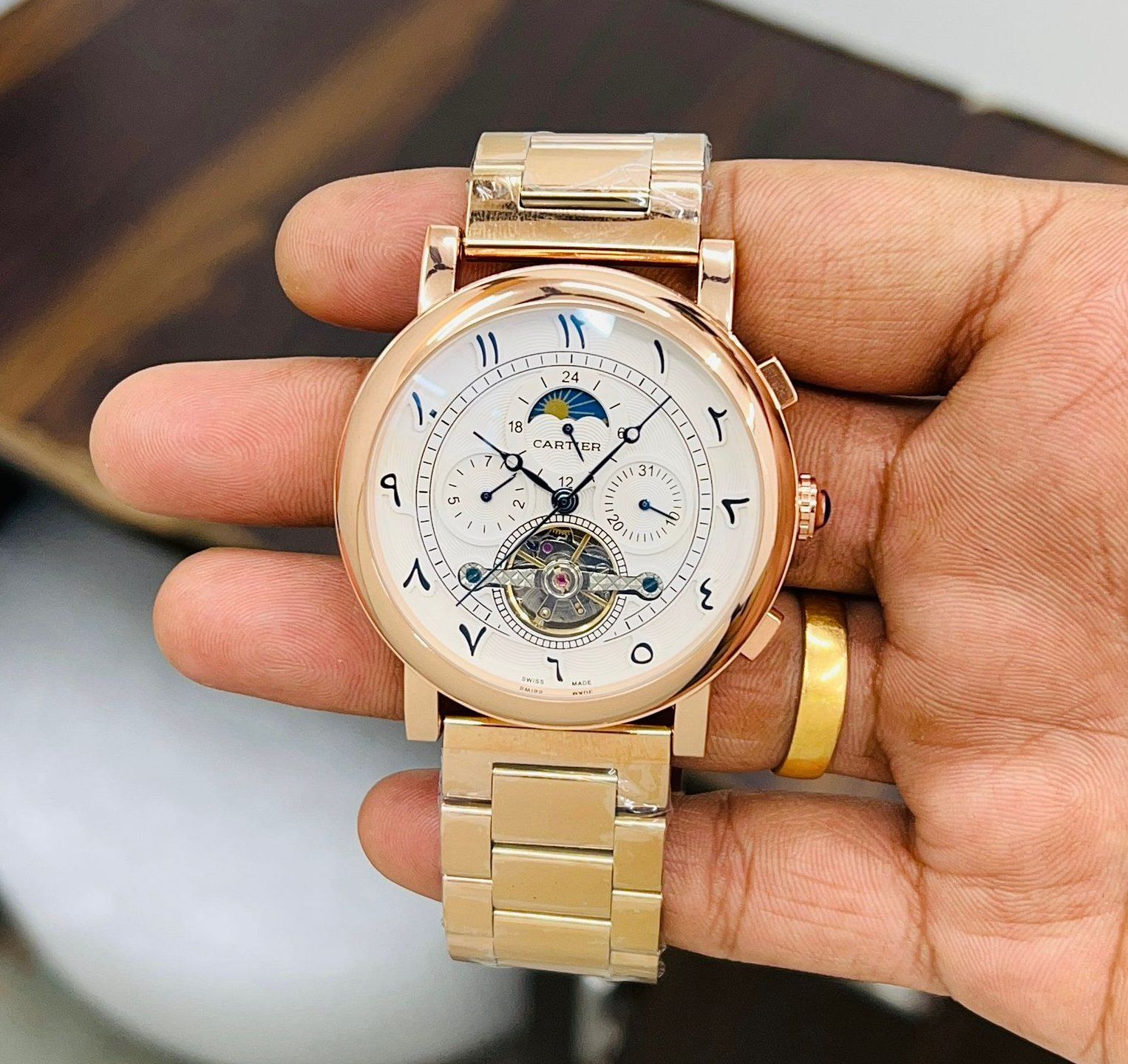 Cartier automatic tourbillon pendulum hotsell