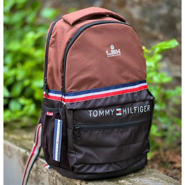 It's School Special | Tommy Hilfiger Brand Name Bag - Brown