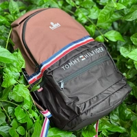 It's School Special | Tommy Hilfiger Brand Name Bag - Brown