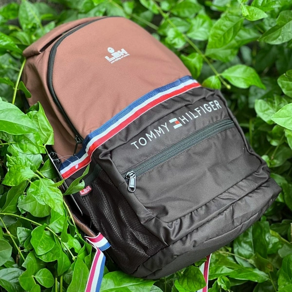 It's School Special | Tommy Hilfiger Brand Name Bag - Brown