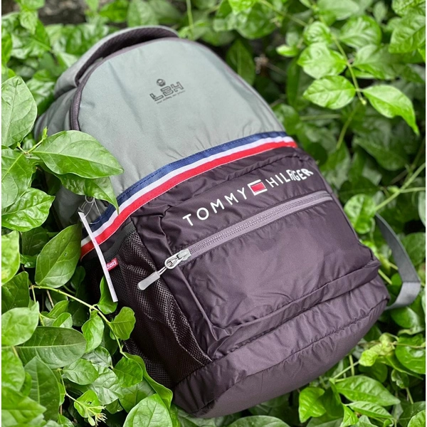 It's School Special | Tommy Hilfiger Brand Name Bag - Gray