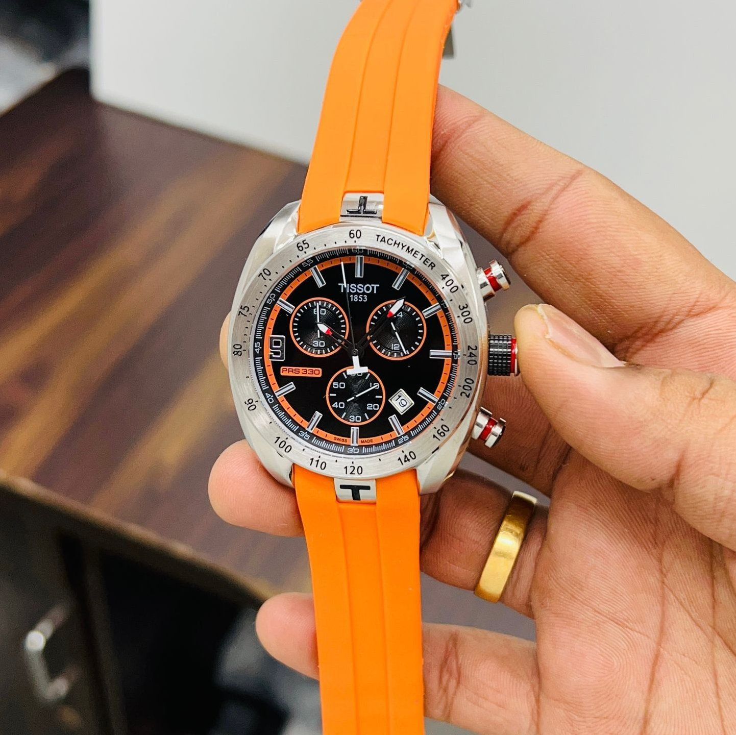 Tissot prs hot sale 330 orange