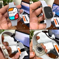 Series 8 Ultra Logo With On /Off Triple Buttons With Box Pure 49 Mm 1:1 Dial With Premium Strap  - 1 Month Cybzone Warranty, Gray