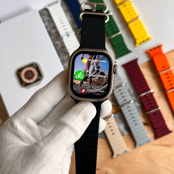 MaituFit MT8 Ultra Premium Quality Smartwatch With Extra Steap| Real Clip And Screw With Night Modes - 1 Month Cybzone Warranty