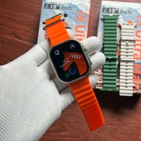 New i9 Ultra Max 49mm 2.8 inch HD Display Smartwatch  - Orange