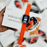 WS9 Ultra Premium Quality Smartwatch With GPS Support - Orange
