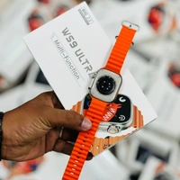 WS9 Ultra Premium Quality Smartwatch With GPS Support - Orange