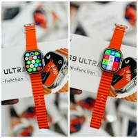 WS9 Ultra Premium Quality Smartwatch With GPS Support - Orange