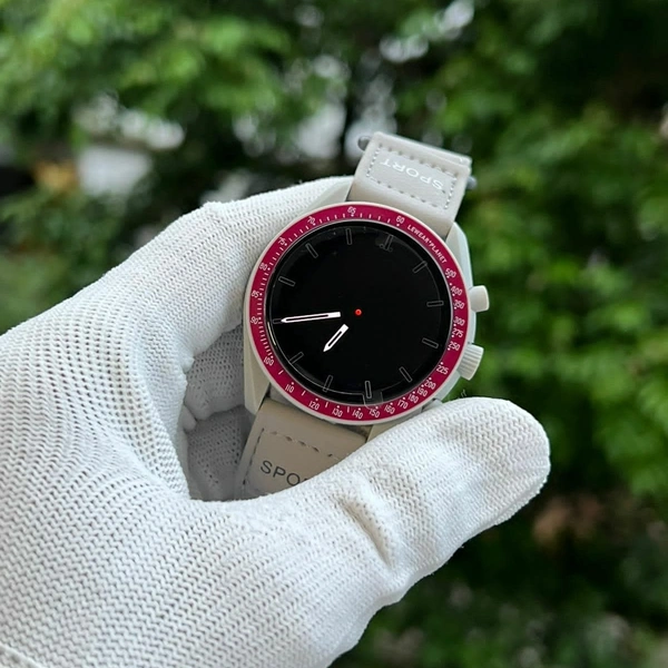 2023 OMG smart watch sport multi colors reltek 8763e chip round oled amoled 1.28" moon moonwatch smartwatch OMG watch - 2 Months Cybzone Warranty