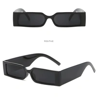 Square Frame Fashion Unisex Glasses - Black