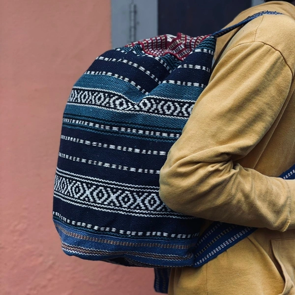 Korean Style New Design Printed Drawstring String Fashion Outdoor Activities Bag Unisex - Print2