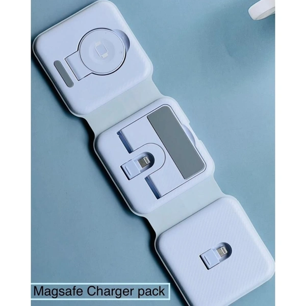 MagSafe Trio Charger For Apple Smartwatch, AirPods And IPhone | Good Quality Product 