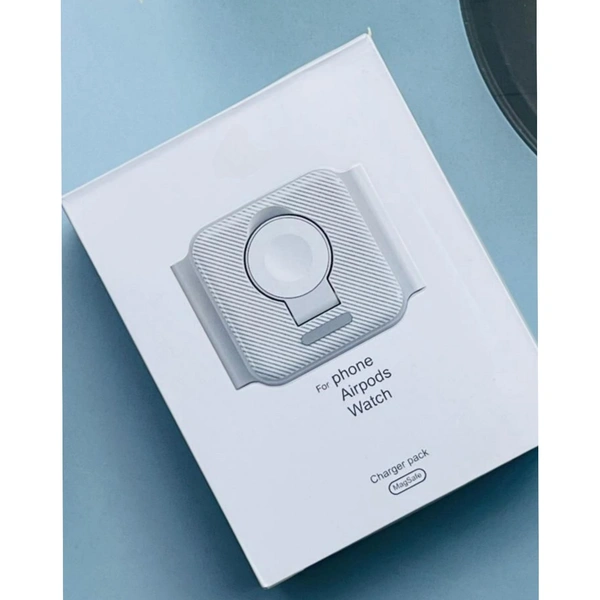 MagSafe Trio Charger For Apple Smartwatch, AirPods And IPhone | Good Quality Product 