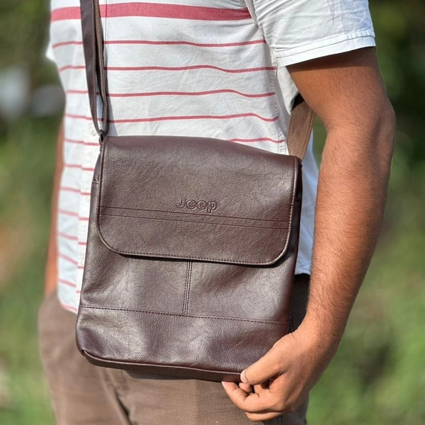 Jeep Ultra Sporty Messenger Sling Bag For Multipurpose Use - SMZB3, 2 Month Stitching Warranty