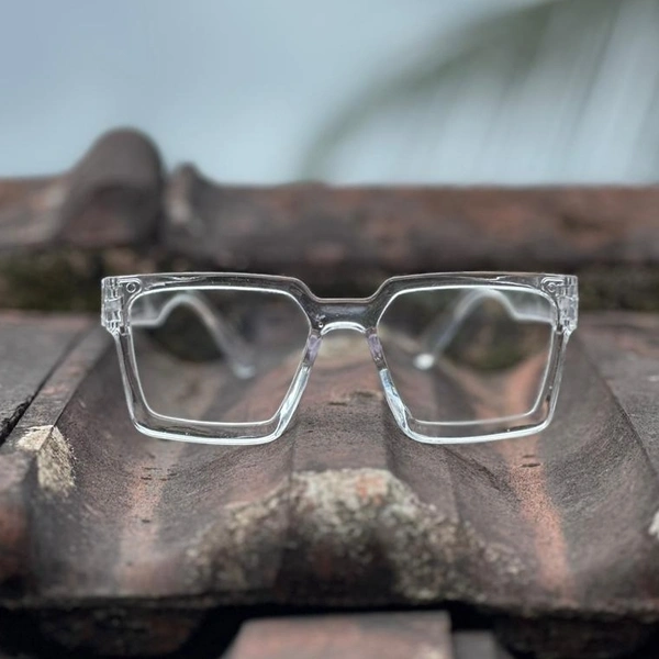 Large Square Frame Anti-Blue Light Glasses Fashion Retro Men Women Computer Gaming Eye Protection Classic Plain Glass Spectacles - SZMSG5