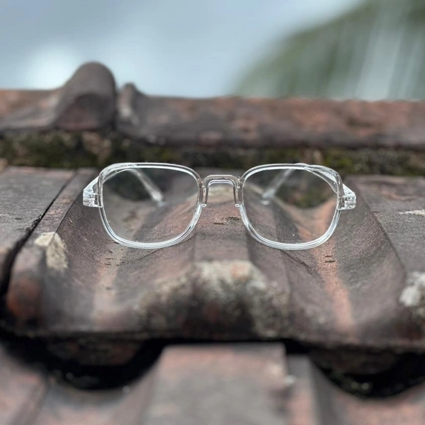 Large Square Frame Anti-Blue Light Glasses Fashion Retro Men Women Computer Gaming Eye Protection Classic Plain Glass Spectacles - SZMSG6