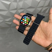 Wearfit Hw9 Ultra Max Flagship Smartwatch | 2.2 Amoled Display With Dual Core Fastest Processor - 1 Month Cybzone Warranty, Full Black