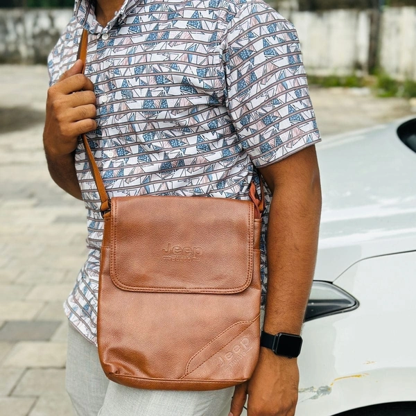 Jeep Ultra Sporty Messenger Sling Bag For Multipurpose Use - SMZB4, 2 Month Stitching Warranty