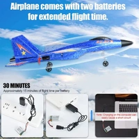 Electric Remote Control Su 27 Foam Adult Airplane Plane Kit Model Toy Rc Su27 Aircraft Planes Fighters Jet Buy Jet Fighters Toy Su 27 Product on - Blue