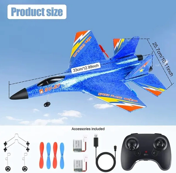 Electric Remote Control Su 27 Foam Adult Airplane Plane Kit Model Toy Rc Su27 Aircraft Planes Fighters Jet Buy Jet Fighters Toy Su 27 Product on - Blue